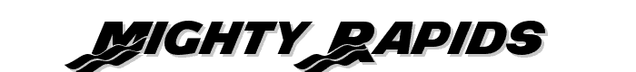 Mighty Rapids font